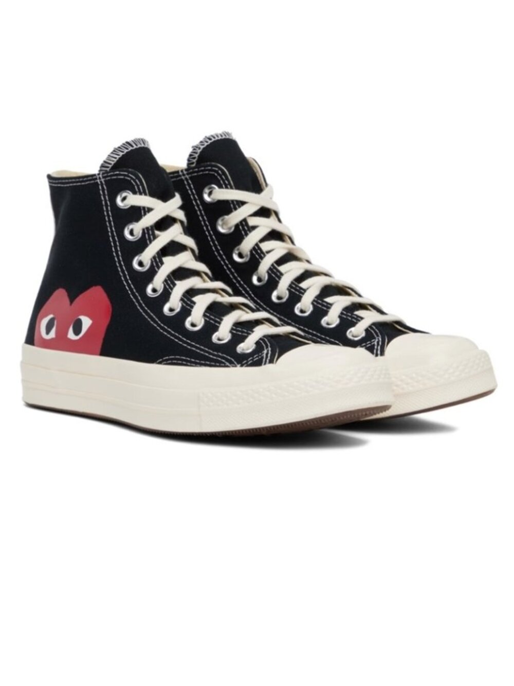 COMME DES GARÇONS PLAYBlack Converse Edition Chuck 70 High Top Sneakers 9.5 Mens